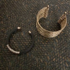 SET of TWO Bangle Bracelets